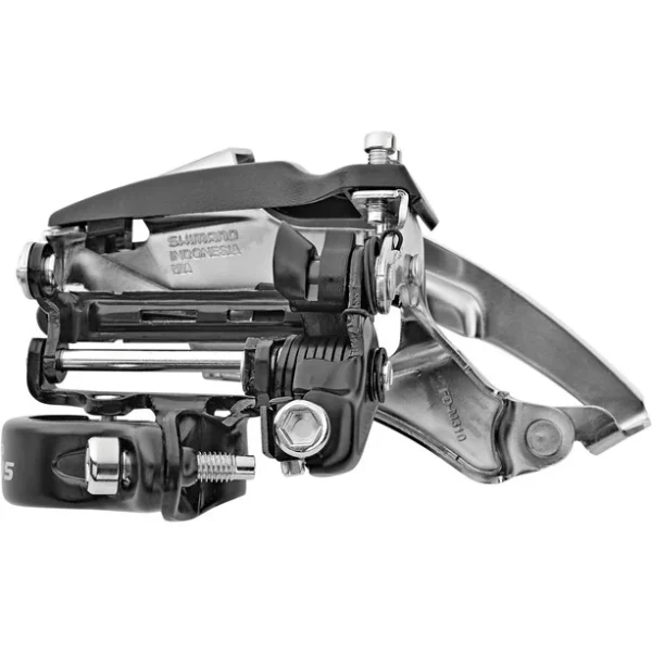 REMISE allant jusqu. Shimano Altus FD-M310 Dérailleur Avant 3×7/8 Vitesses Collier Dual-Pull, Noir/argent 1