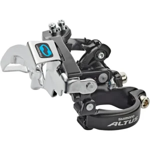 REMISE allant jusqu. Shimano Altus FD-M310 Dérailleur Avant 3×7/8 Vitesses Collier Dual-Pull, Noir/argent 7