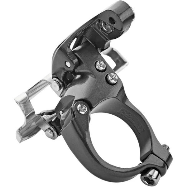 dernières Shimano Claris FD-R2000 Dérailleur Avant 2×8 Vitesses Down Swing Collier De Serrage Haut, Argent/gris 3