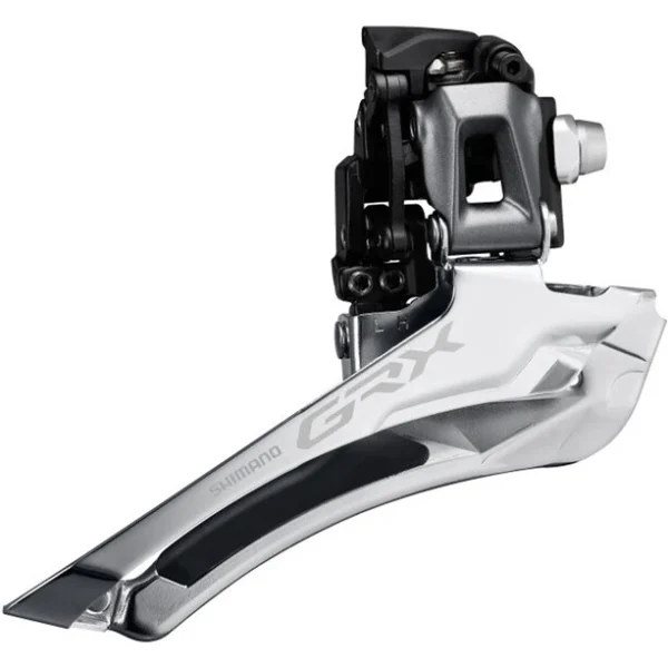 magasin pour Shimano GRX FD-RX810 Dérailleur Avant 2×11 Braze-On, Noir/argent 5