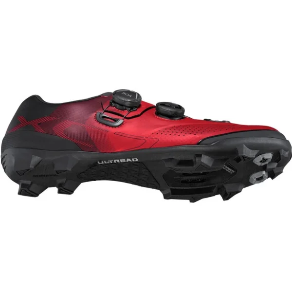 Shimano SH-XC702 Chaussures Large, Rouge/noir vente à bas prix 4