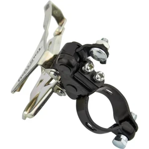 Shimano Tourney FD-TY300 Dérailleur Avant Collier De Serrage Haut 3×6 / 7vitesses Down Pull, Noir/argent Pas Cher soldes France 6