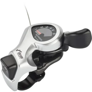 Shimano Tourney SL-TX50 Manette Actionnable Au Pouce 6 Vitesses Droit, Argent/noir site soldes 6