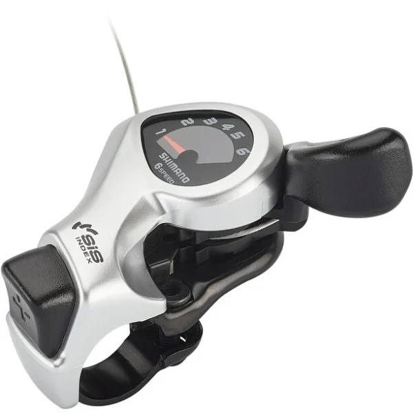 Shimano Tourney SL-TX50 Manette Actionnable Au Pouce 6 Vitesses Droit, Argent/noir site soldes 3