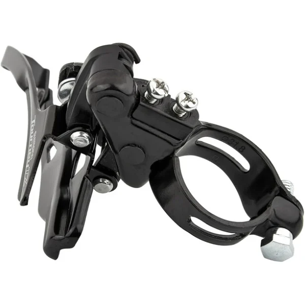 boutique en ligne Shimano Tourney TZ FD-TZ500 Dérailleur Avant 3×6/7 Vitesses Down Swing Collier Bas, Noir 3