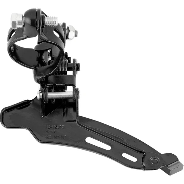 acheter en ligne Shimano Tourney TZ FD-TZ510 Dérailleur Avant 3×6/7 Vitesses Down Swing Collier Haut, Noir 1